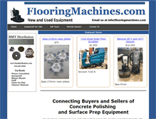 Tablet Screenshot of flooringmachines.com